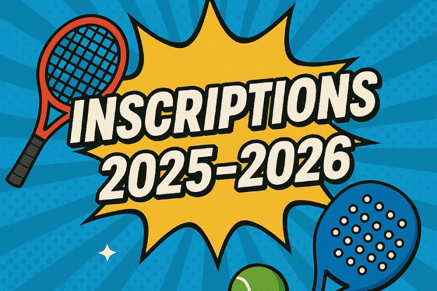 Inscriptions pour la saison 2025 / 2026