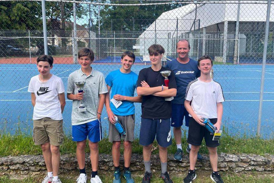 Resultats tournoi interne jeunes de Tennis 2025