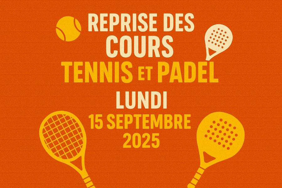 Reprise des cours 2025 / 2026