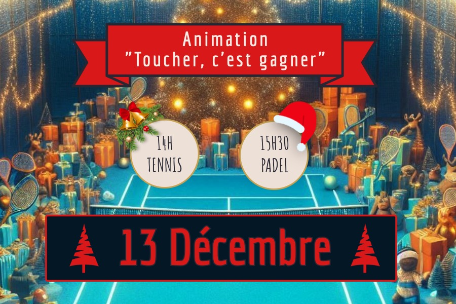 Animation « Toucher, c’est gagner » – Samedi 13 Décembre 2025