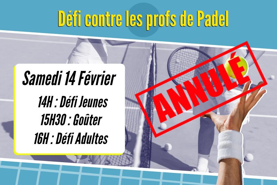 Animation « Défi contre les profs » – Samedi 14 Février 2026