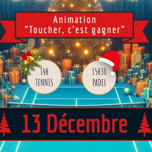 Animation « Toucher, c’est gagner » – Samedi 13 Décembre 2025