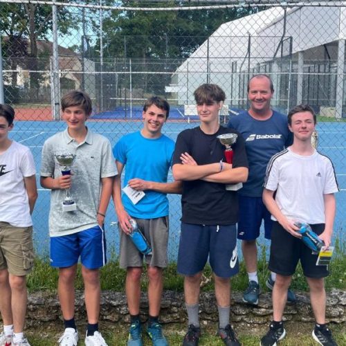 Resultats tournoi interne jeunes de Tennis 2025